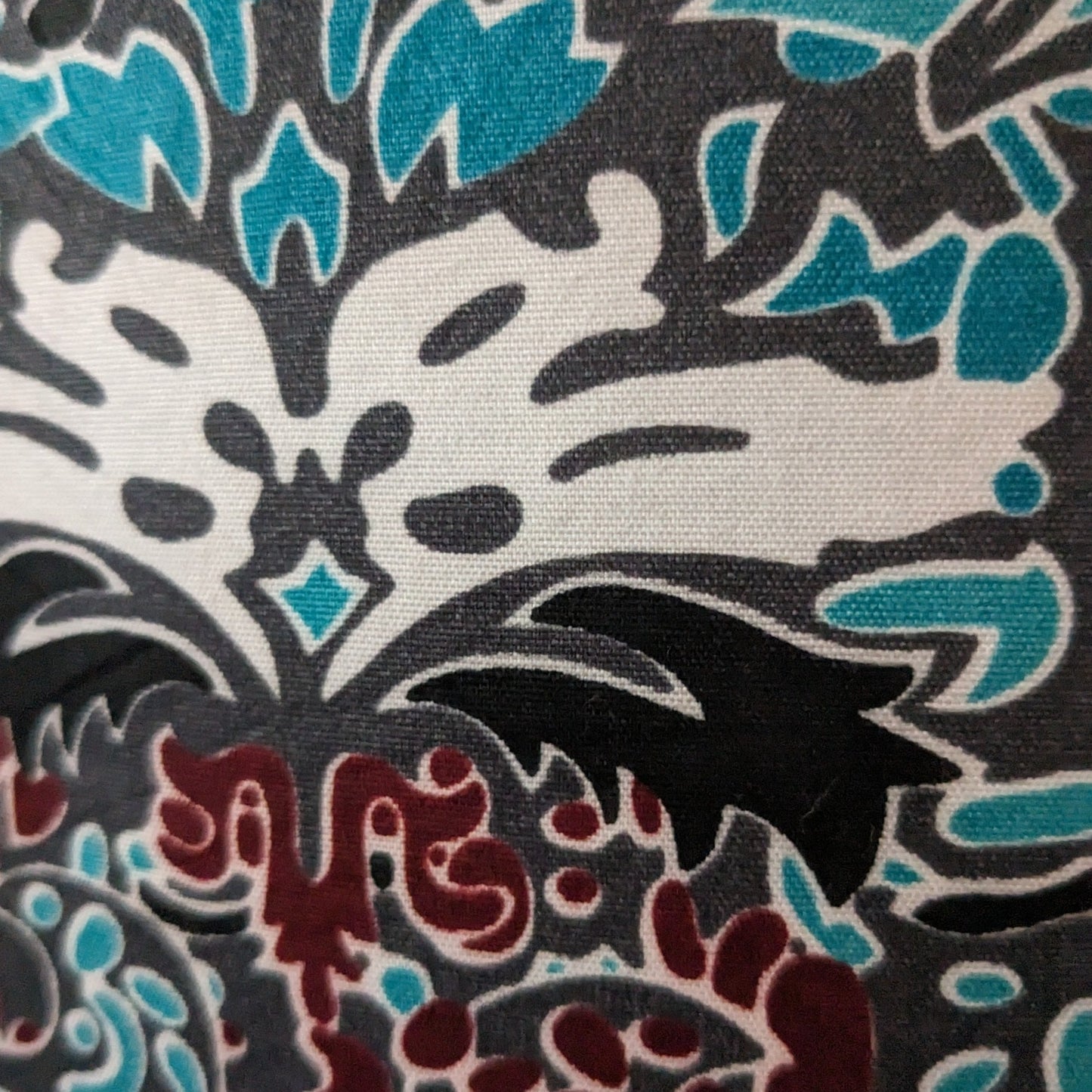 Mint abstract pattern lampshade DOYIN