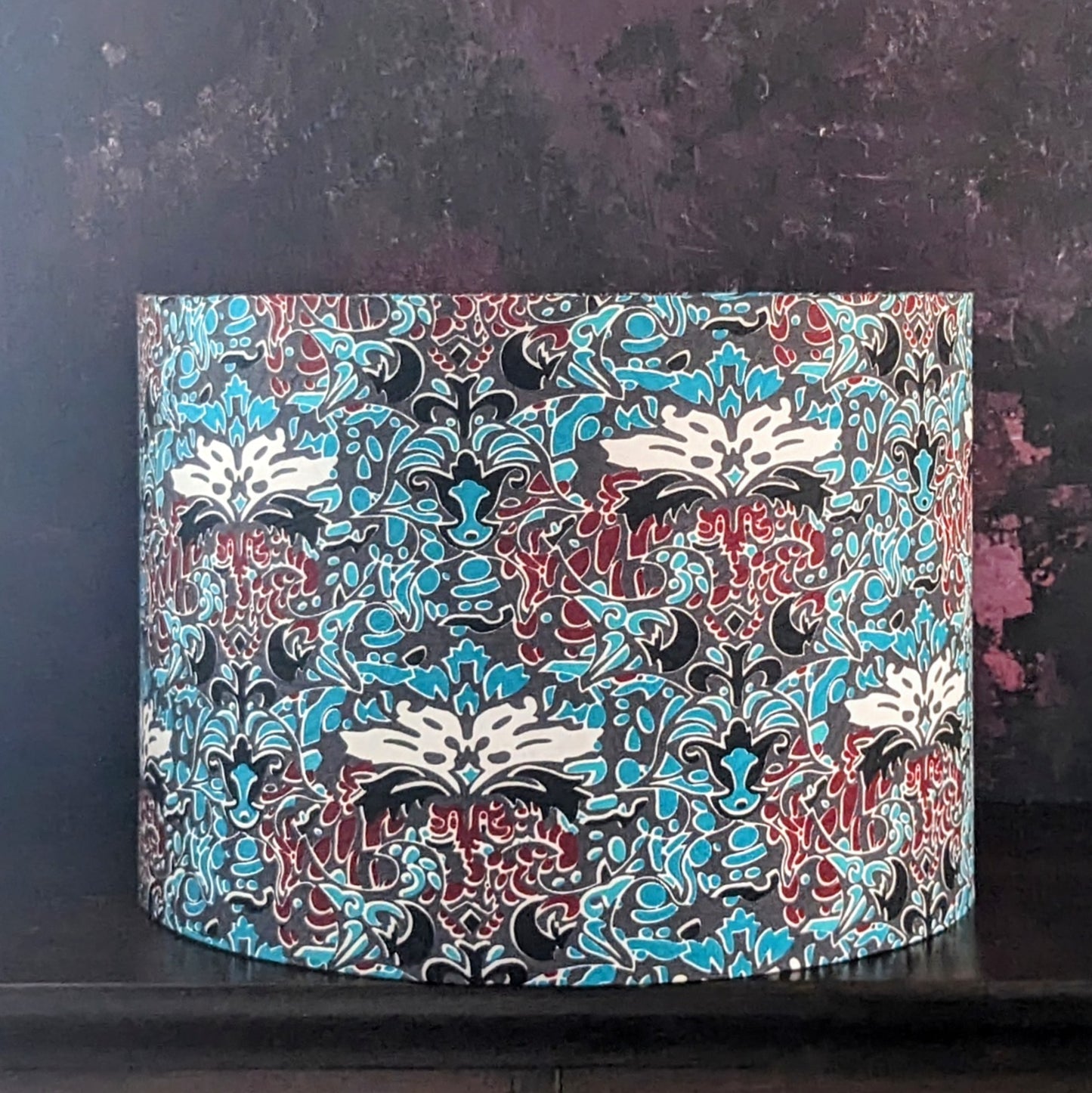 Mint abstract pattern lampshade DOYIN