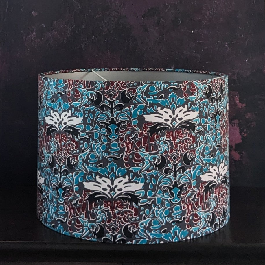 Mint abstract pattern lampshade DOYIN