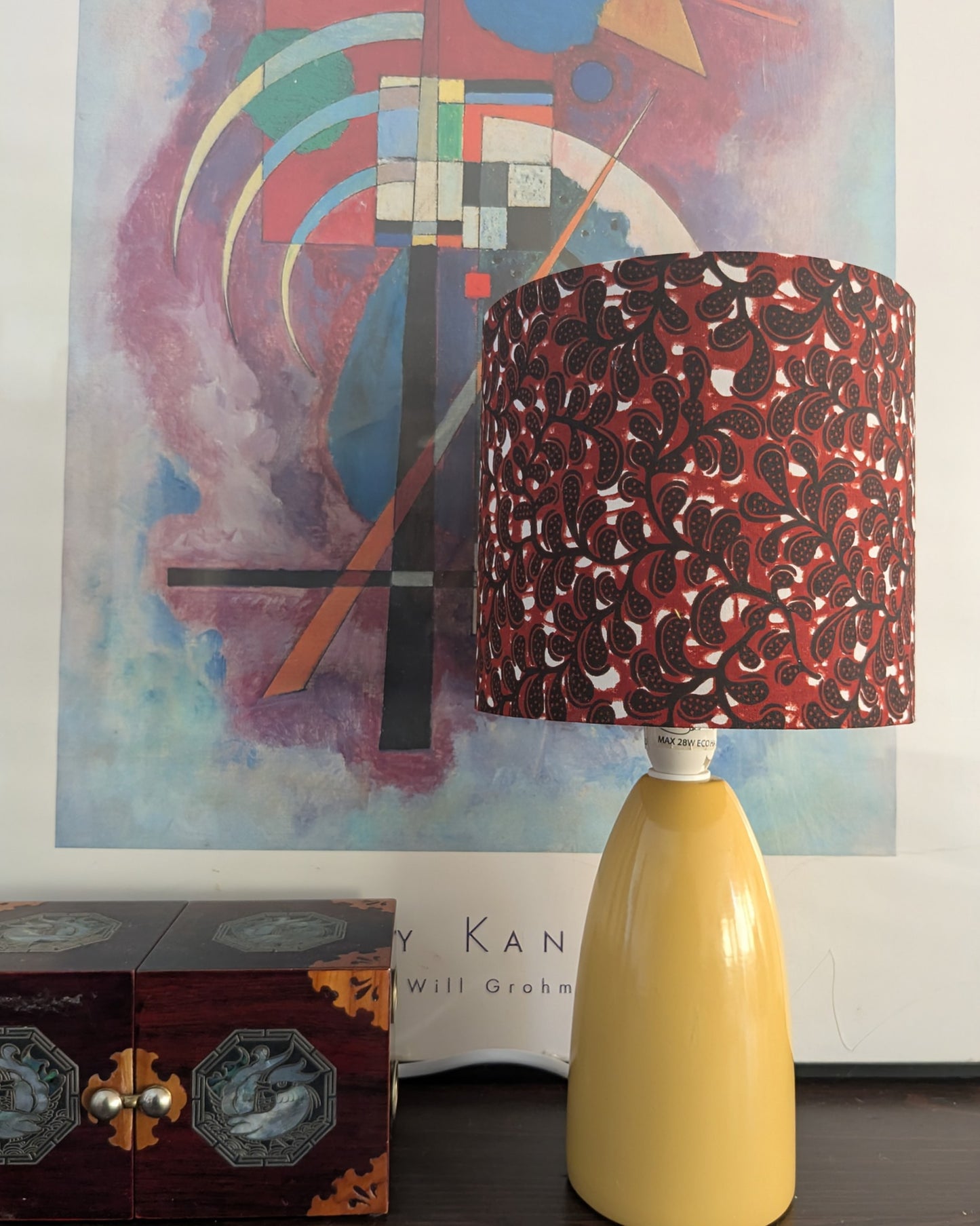 Small Vine Leaves Botanical African Lampshade ENAM
