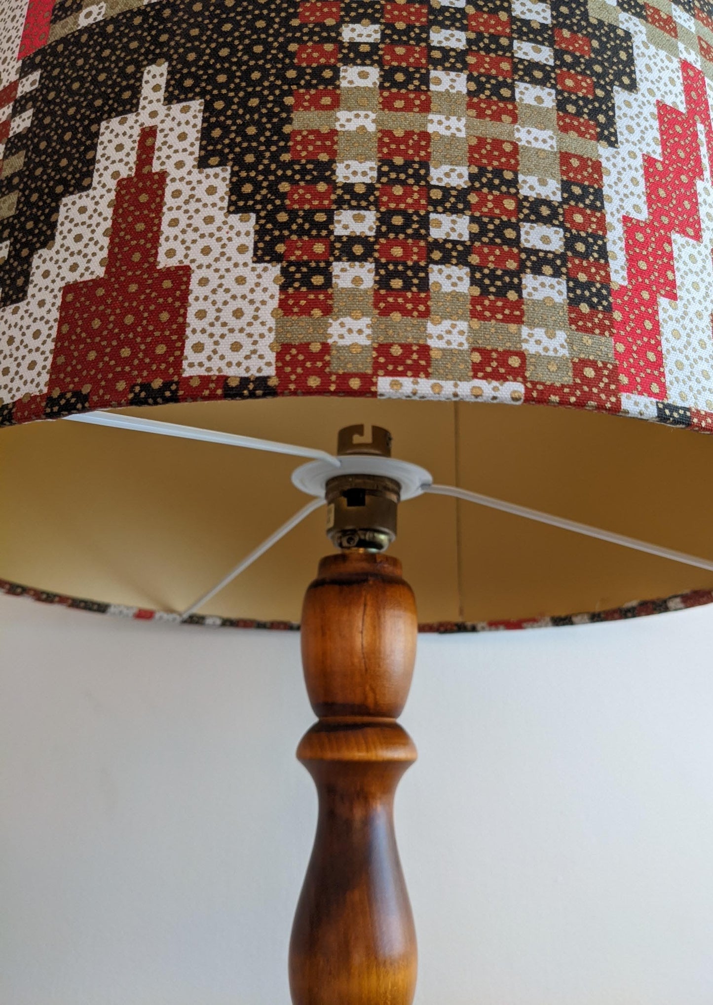 Large Geometric African Palace Lampshade GIDAN (ex-display)