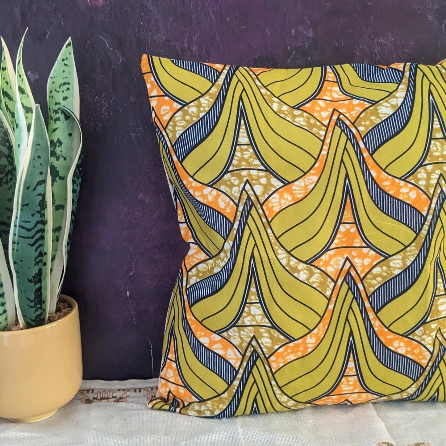 Tropical African Jungle Cushion IKEMBA