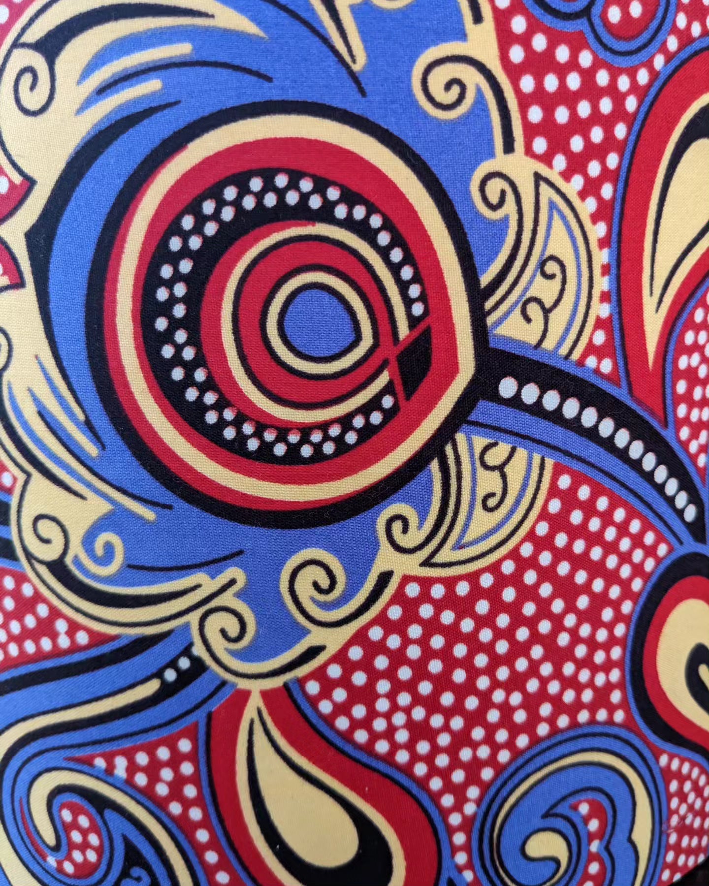 Colourful Flower Pattern African Lampshade MBALE