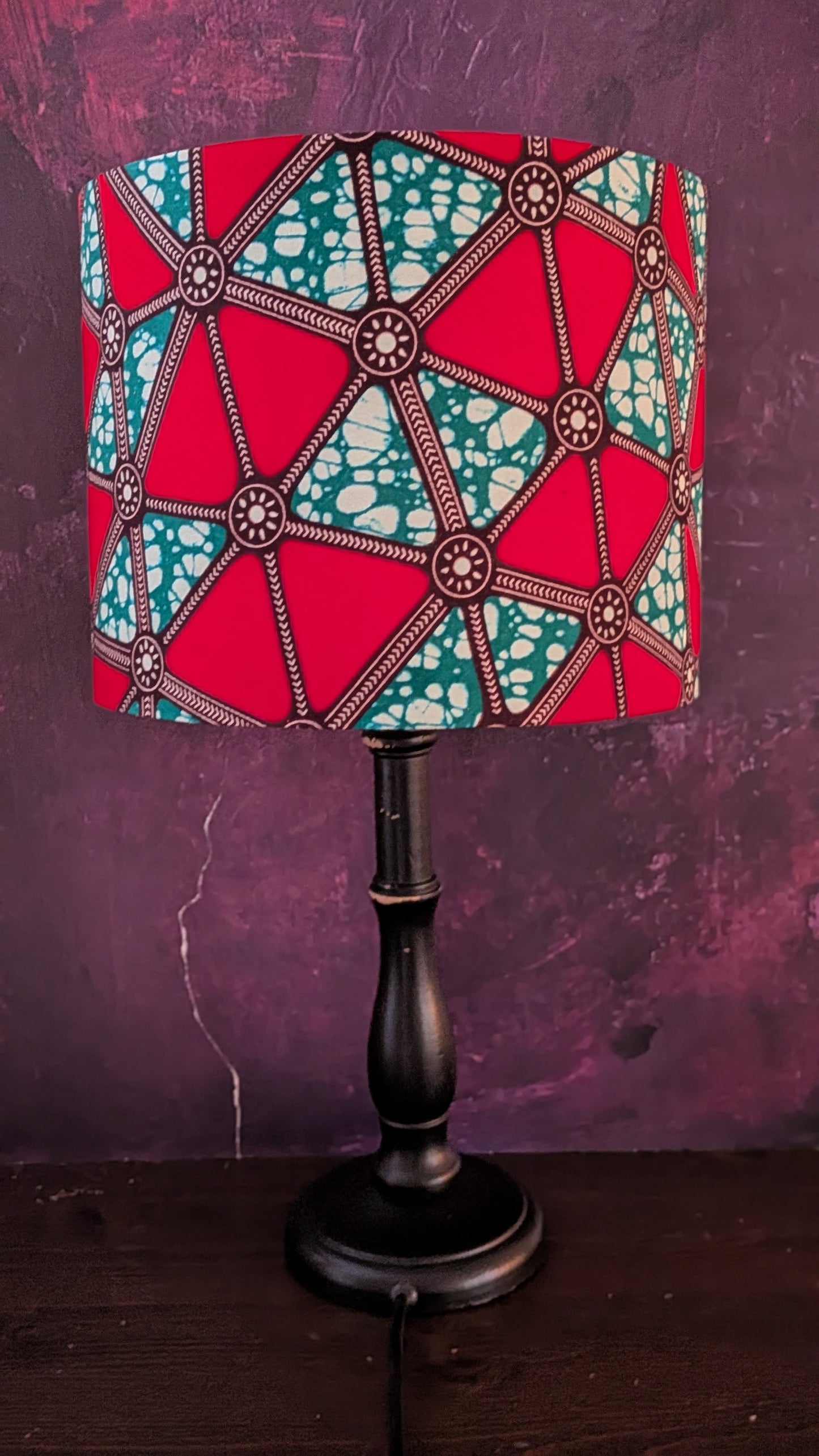 Small decorative table lamp shade.