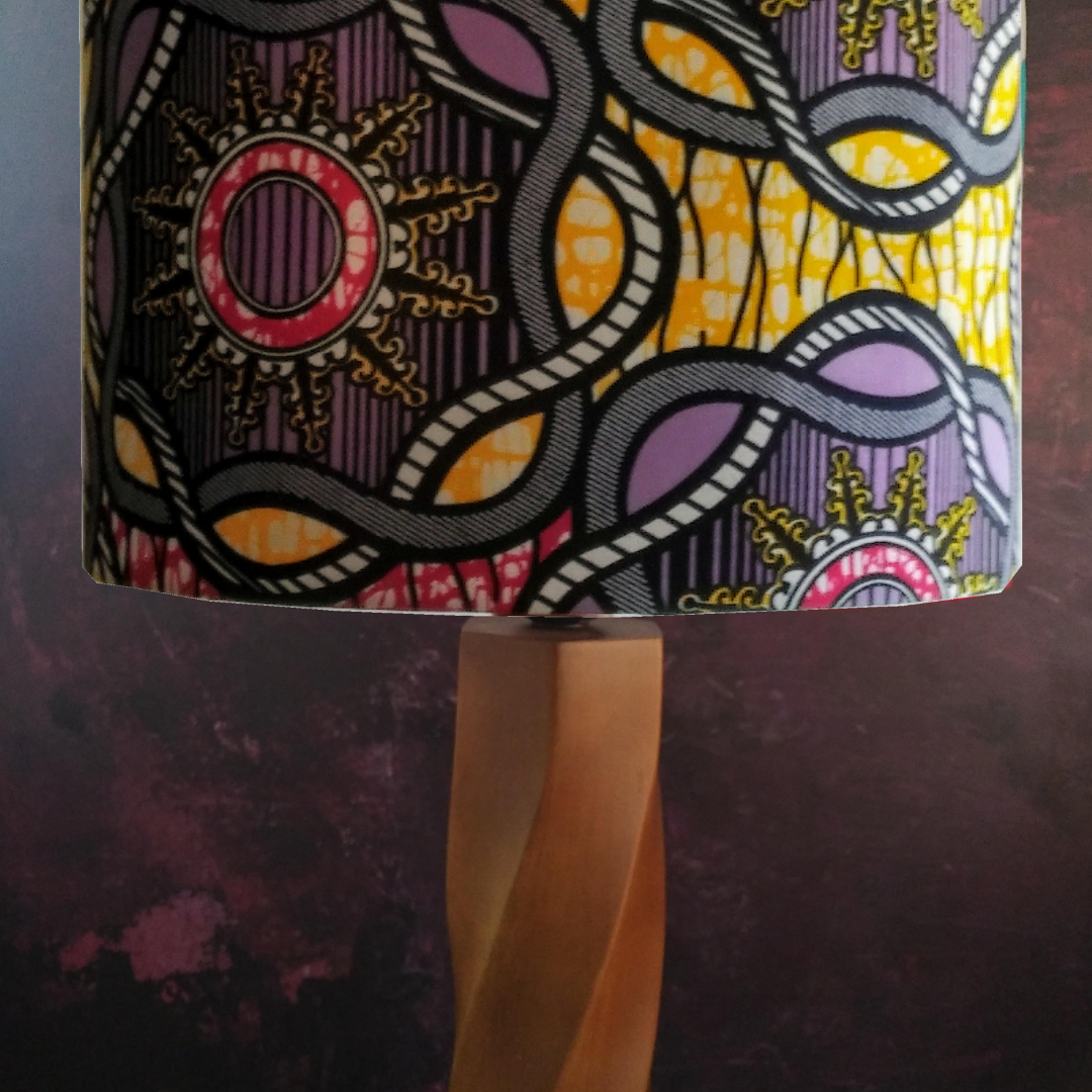 Nautical Ship Wheel African Lampshade ISONDO