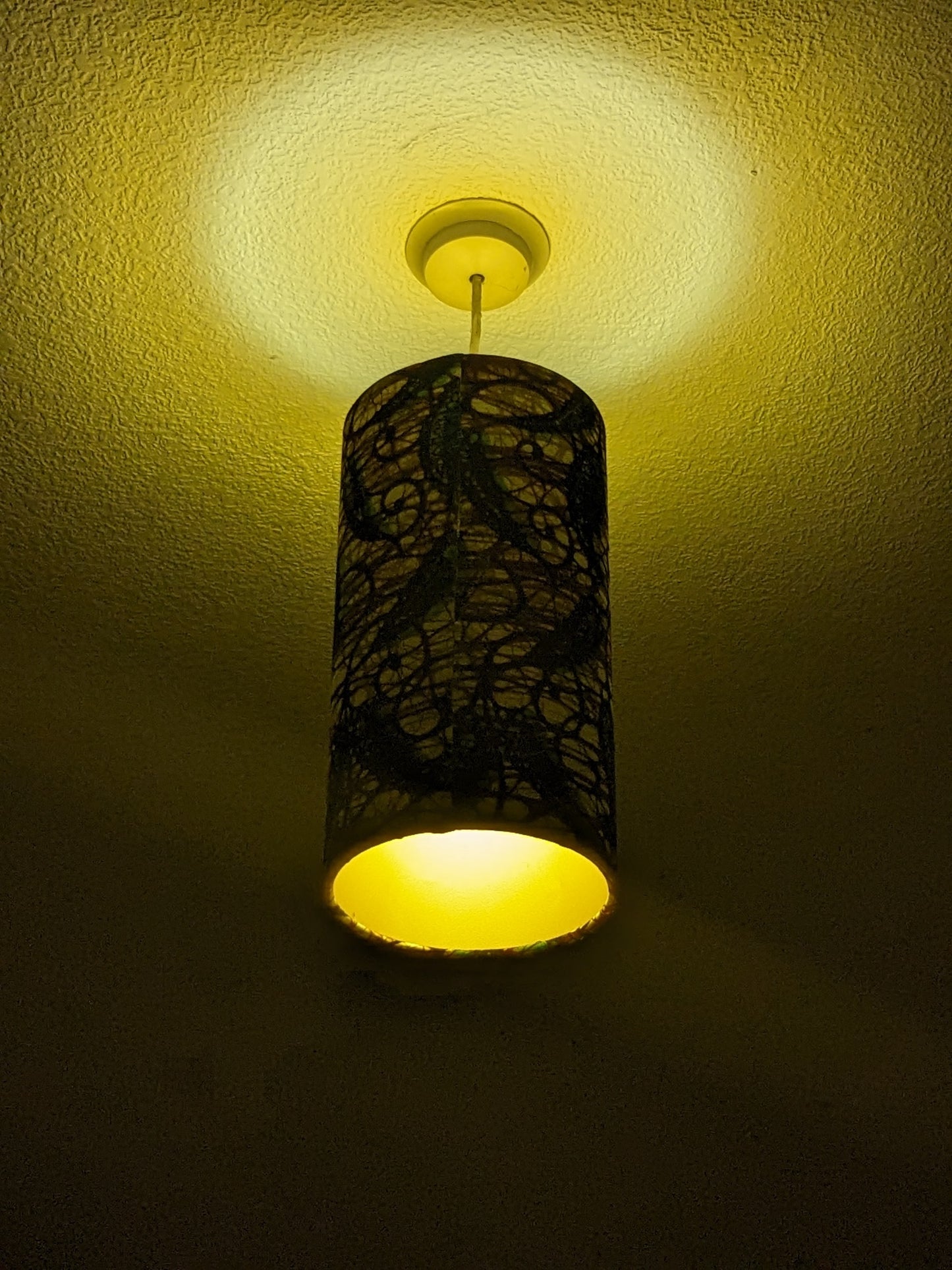 Rustic Botanical Leaves African Lampshade (ex-display)