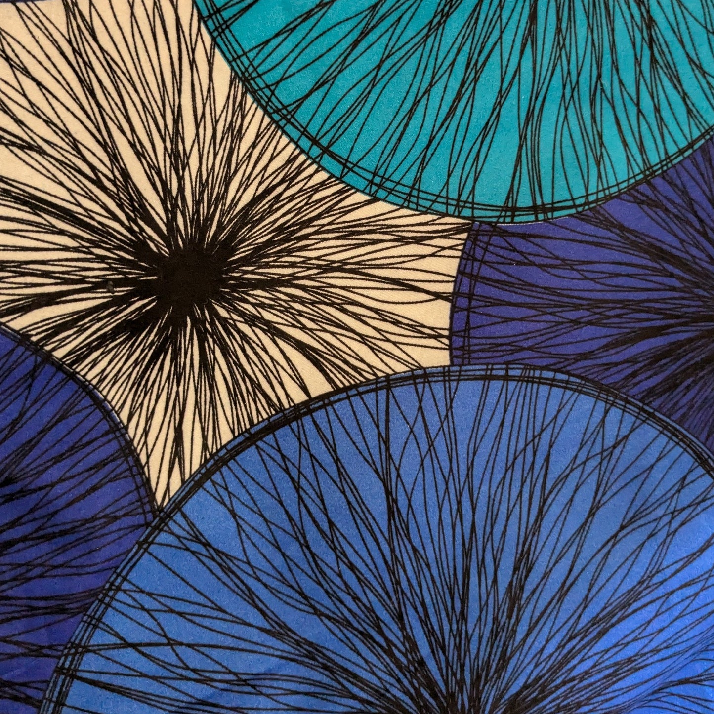 Blue Lily Pad Botanical Lampshade UBAXA