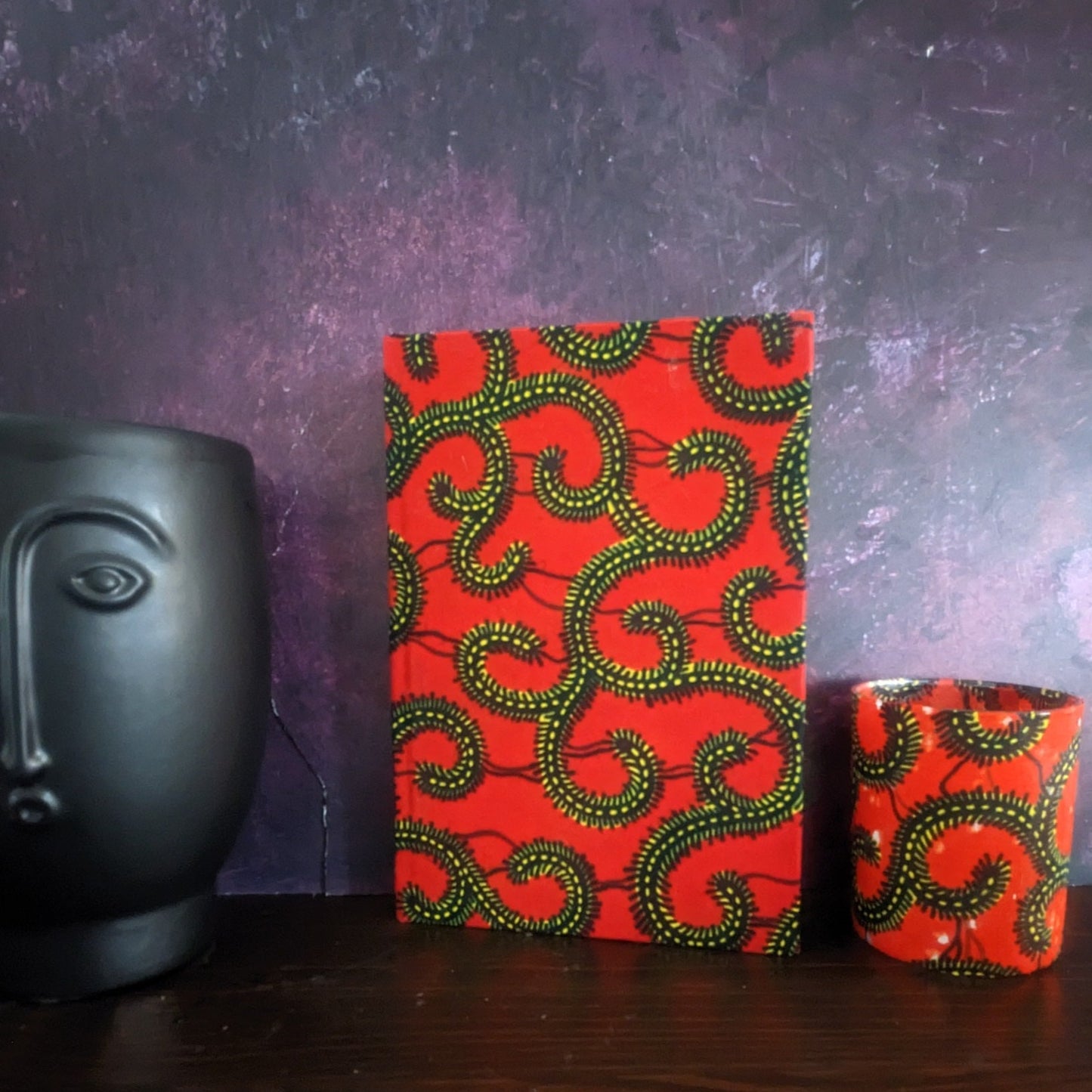 TOYE Red African Print Gift Set