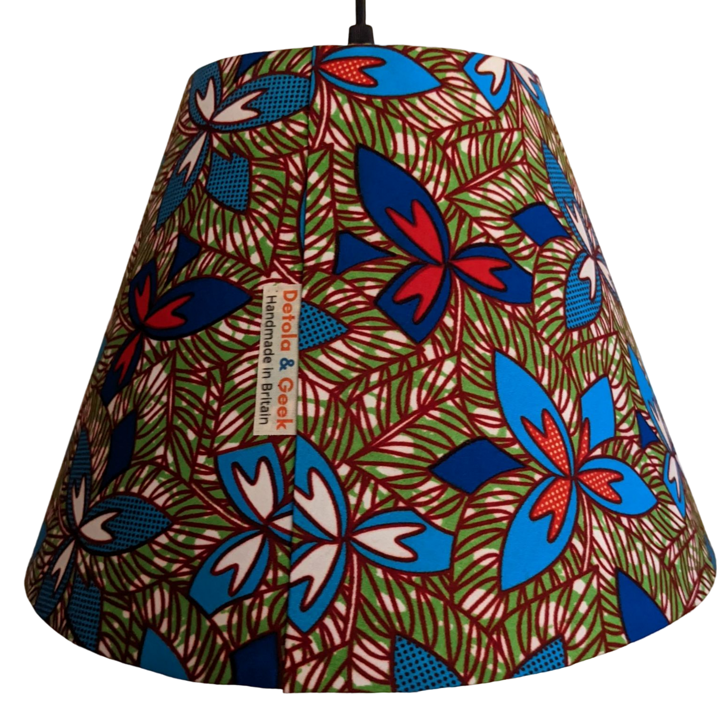 African Botanical Flower Coolie lampshade ABURI