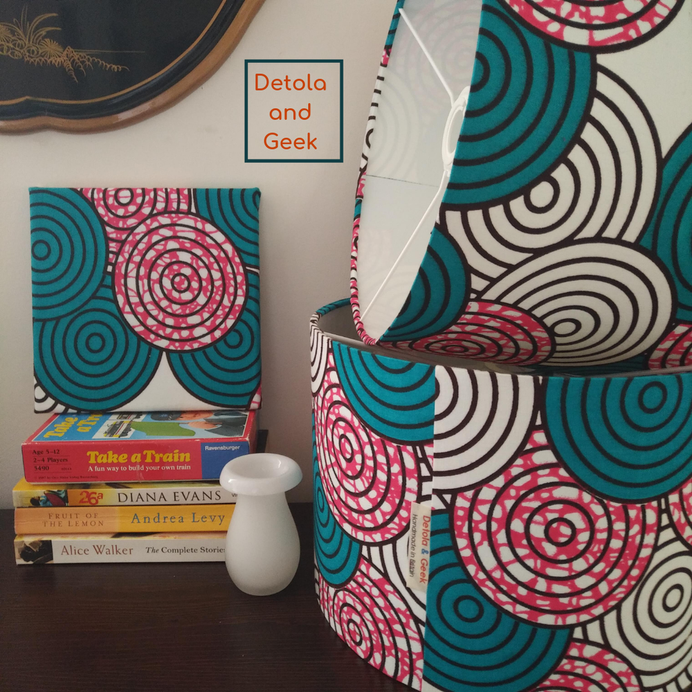 Retro Geometric African Drum Lampshade ADUN