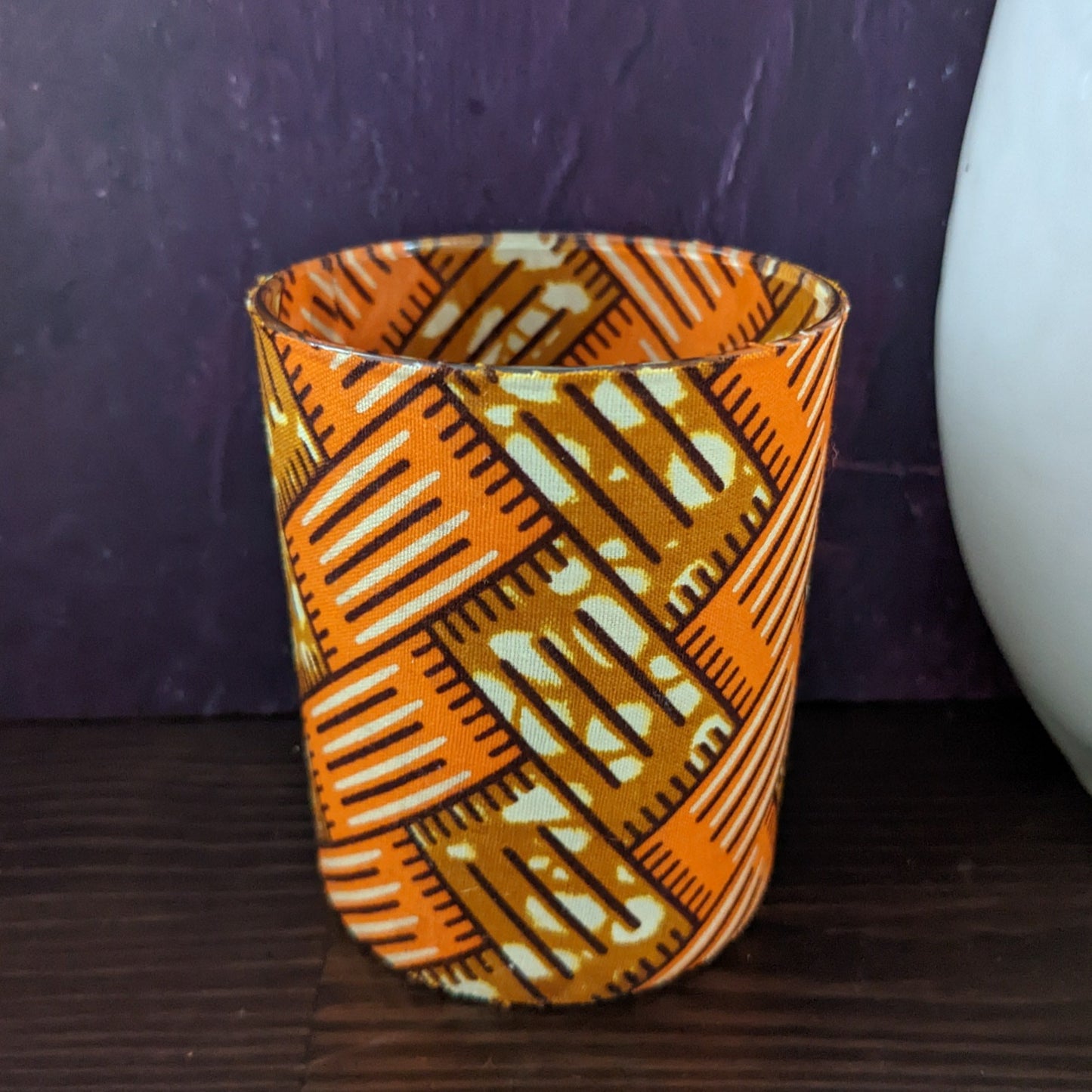 BIRIKI Gift Set: Orange and Brown African Brick pattern