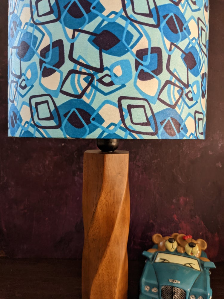 Blue diamonds African Lampshade ORAPA (ex-display)