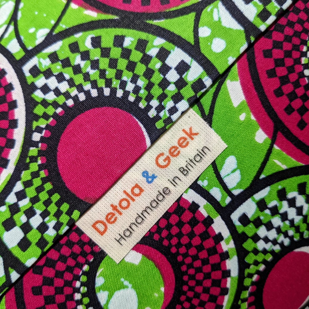 Green Pink Donut Rings African Lampshade BURCAD