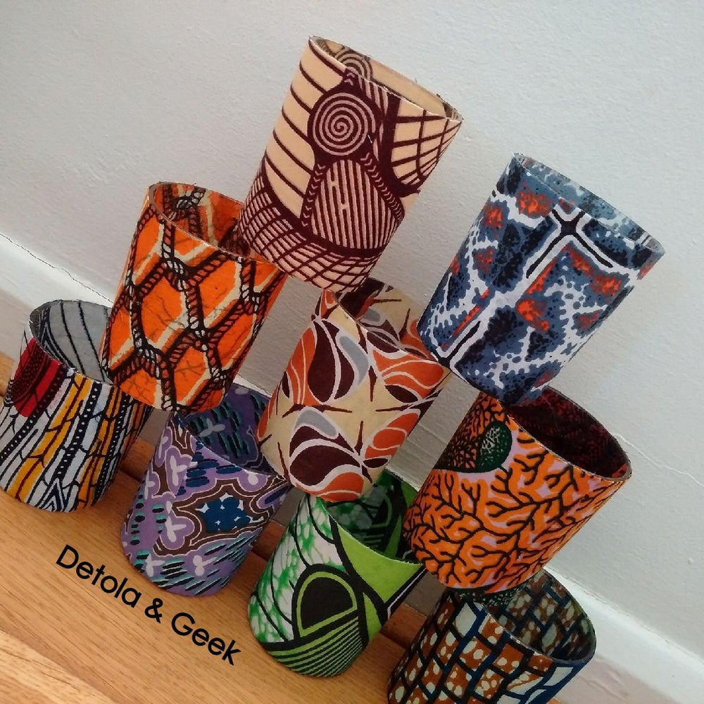 African Boho Candle holders, mixed set of 10