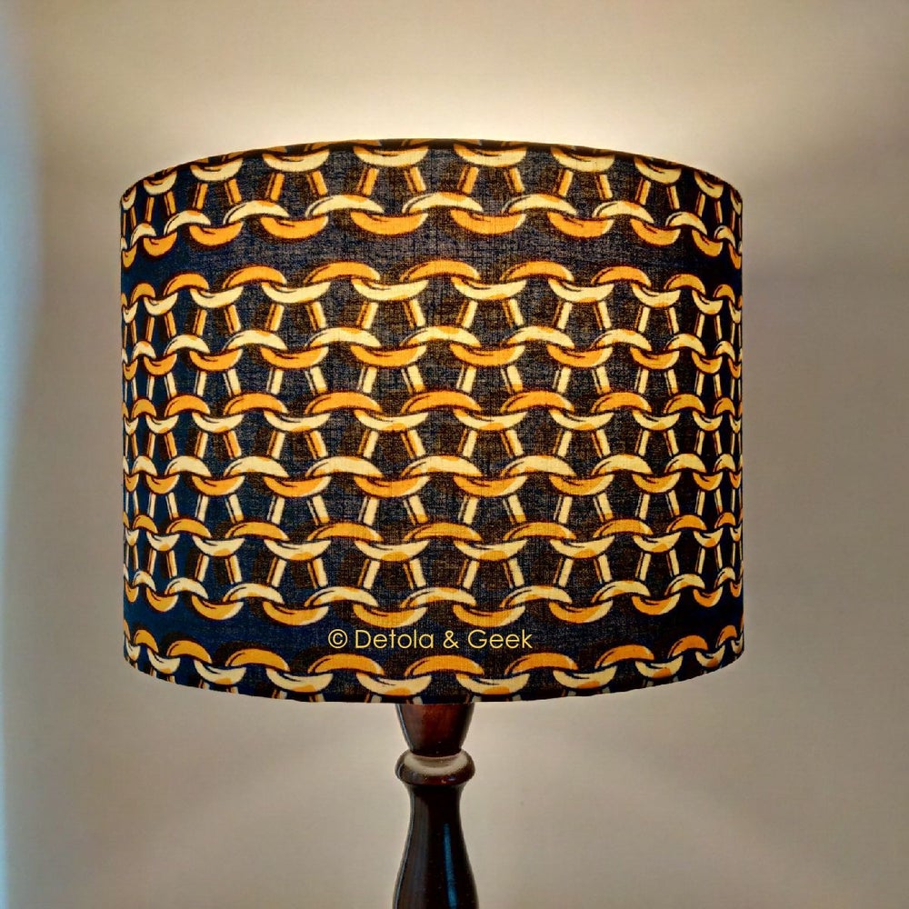 Knitting stitch drum lamp shade SOKAN