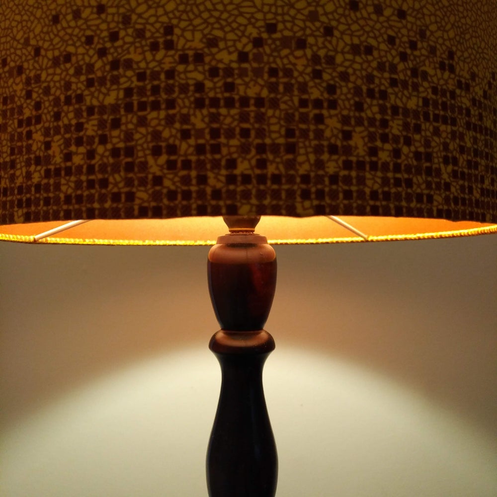 Metallic Gold Bronze Geometric Lampshade WURA