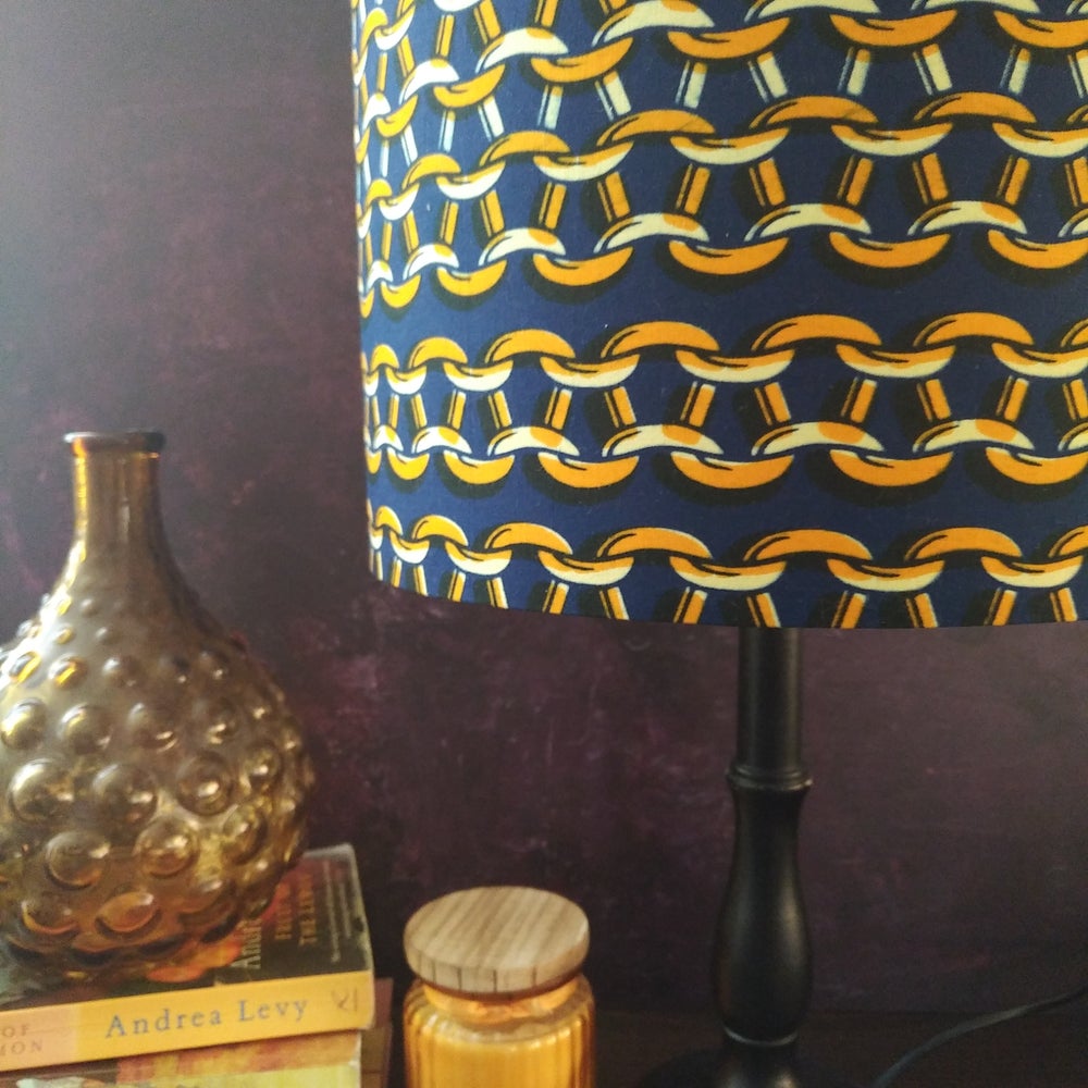 Knitting stitch drum lamp shade SOKAN