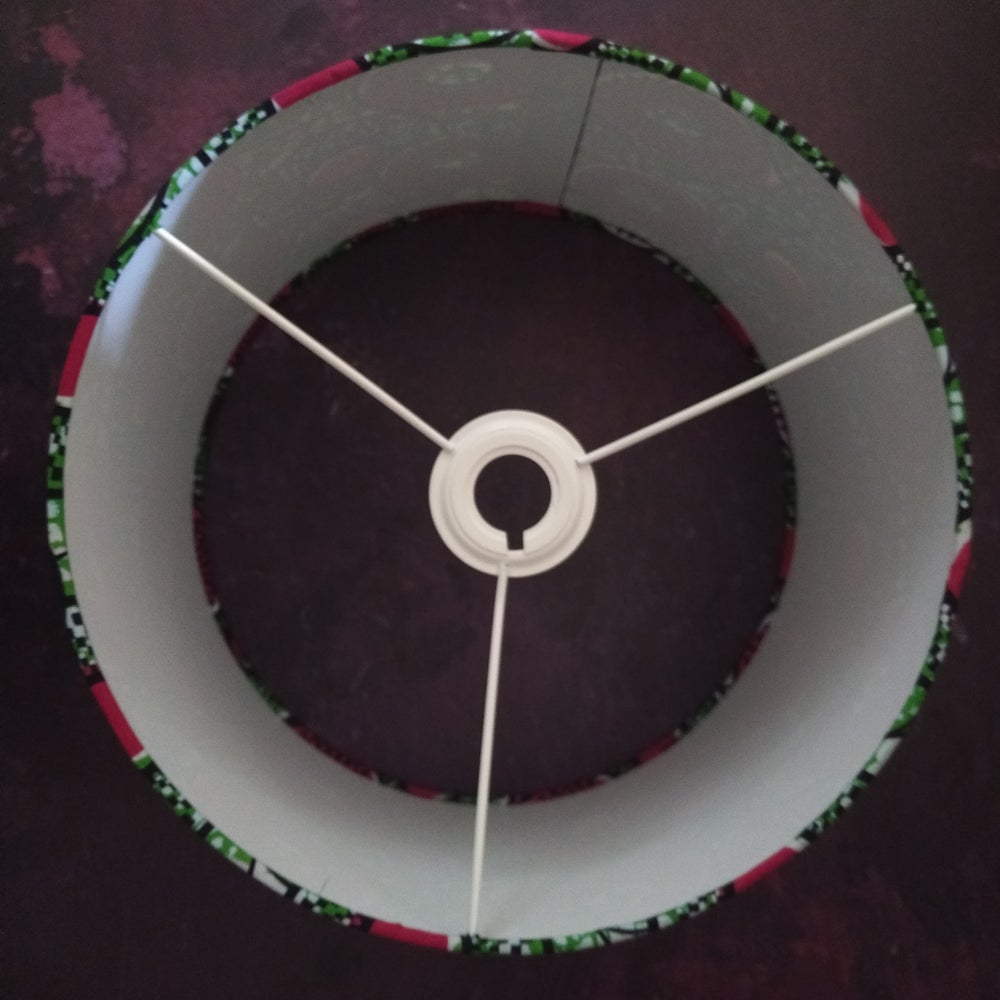 Green Pink Donut Rings African Lampshade BURCAD