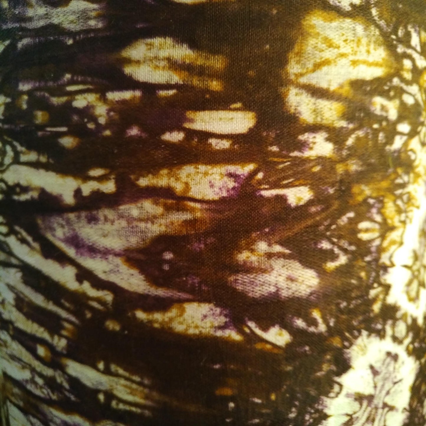 Rustic Brown African Tie Dye Table Lamp OKUTA (ex-display)