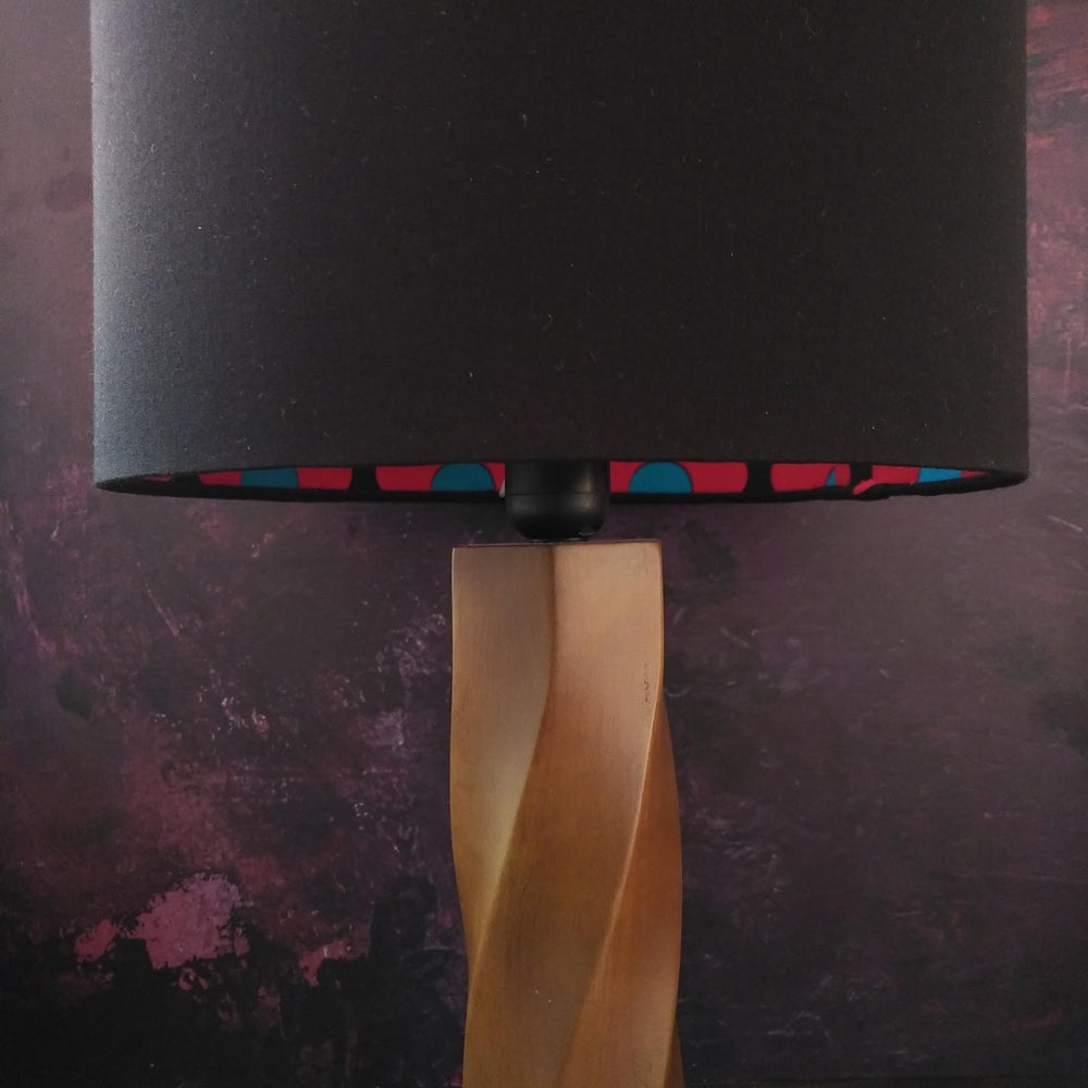 Colourful Jigsaw Puzzle Double Lined Lampshade NURU