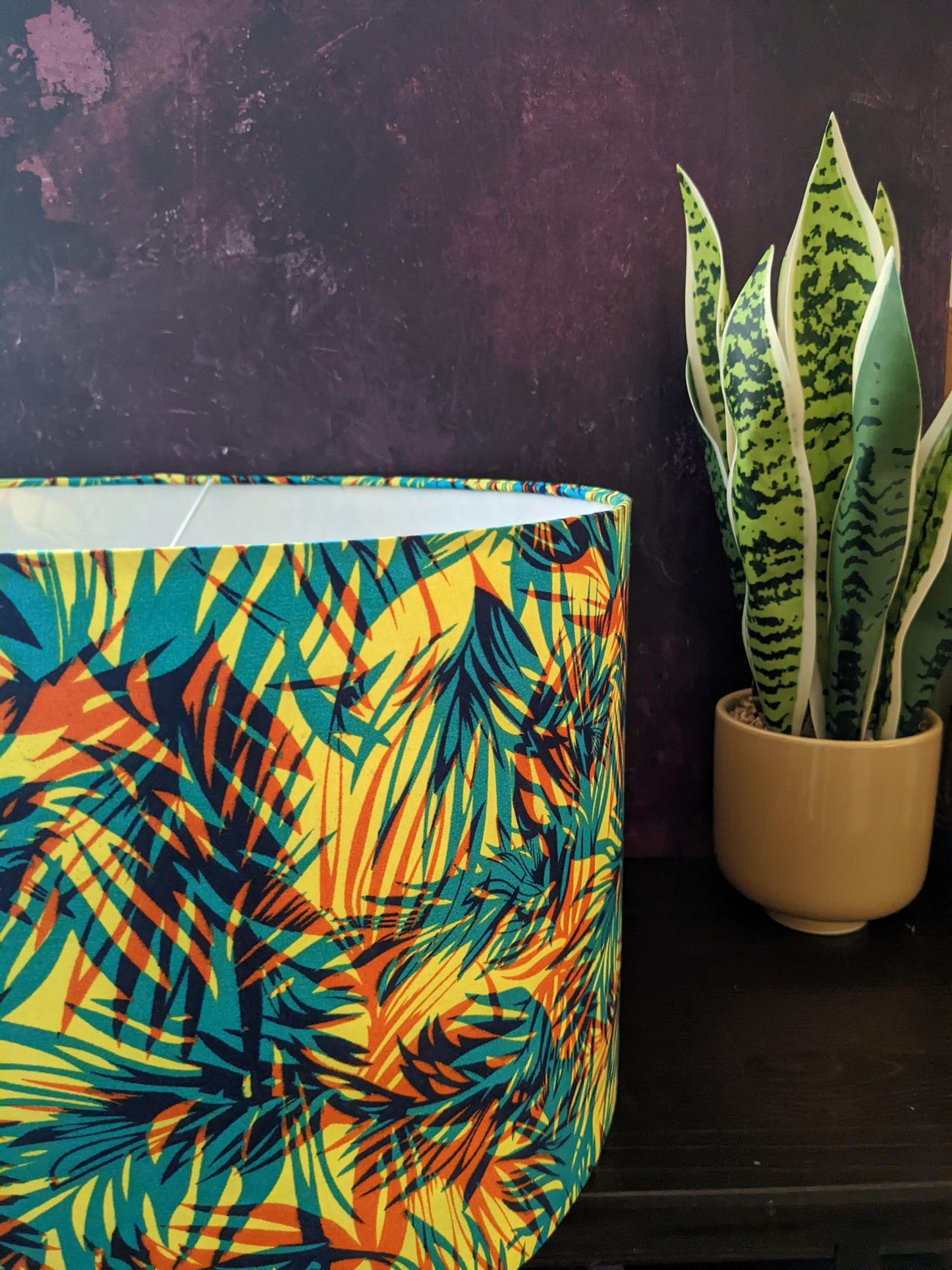 Tropical African Jungle Forest Lampshade LEKKI