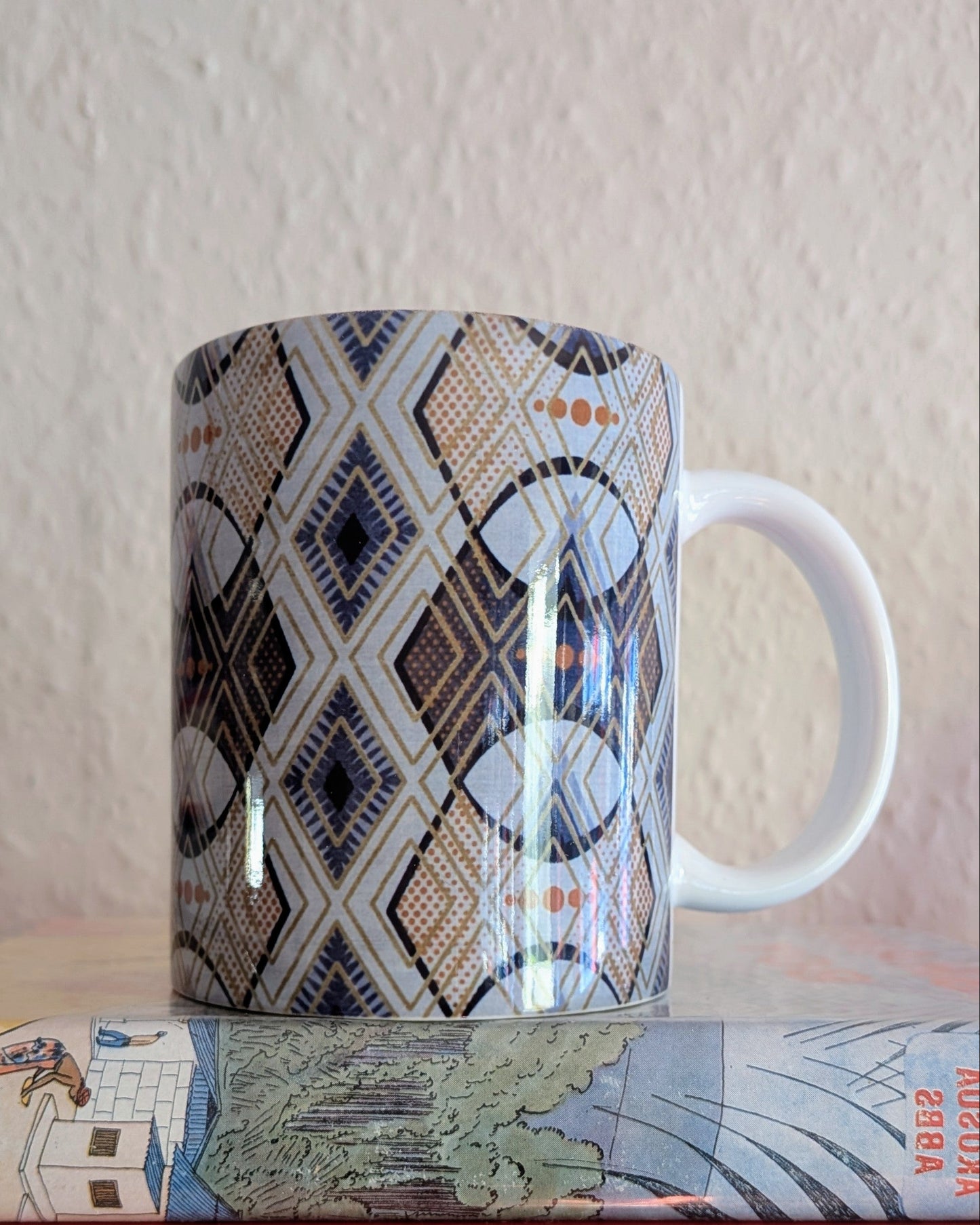 African Royal Palace Tribal Ceramic Mug ÀAFIN