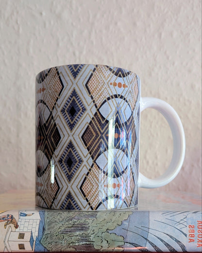 African Royal Palace Tribal Ceramic Mug ÀAFIN