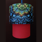 EX DISPLAY: Blue Tie Dye & Red Two Tier Lampshade (AGBEKE)