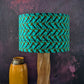 KOKORO Cross Key African Pattern Lampshade: Green Black Gold