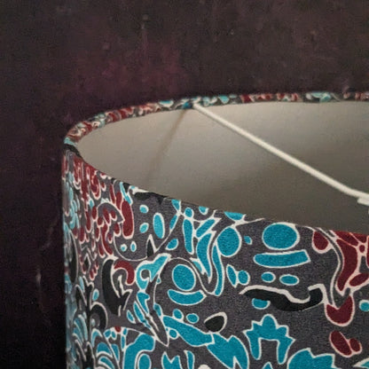 Mint abstract pattern lampshade DOYIN