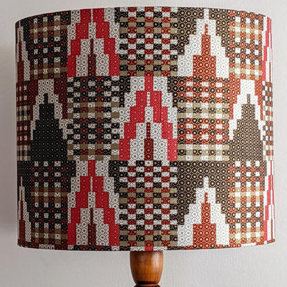 Large Geometric African Palace Lampshade GIDAN (ex-display)