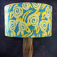 Turquoise & Yellow Roses Lamp Shade GULAB