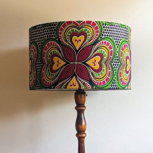 On Sale: Giant Retro Hippie Flower Lampshade KIMALI (slight seconds).