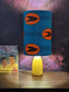 Turquoise Orange Swallow Bird Lampshade TWAAM