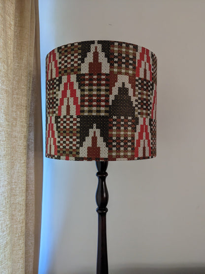 Large Geometric African Palace Lampshade GIDAN (ex-display)