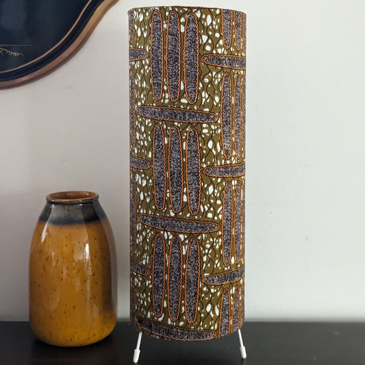 Tall Rustic African Maize Lamp MASARA