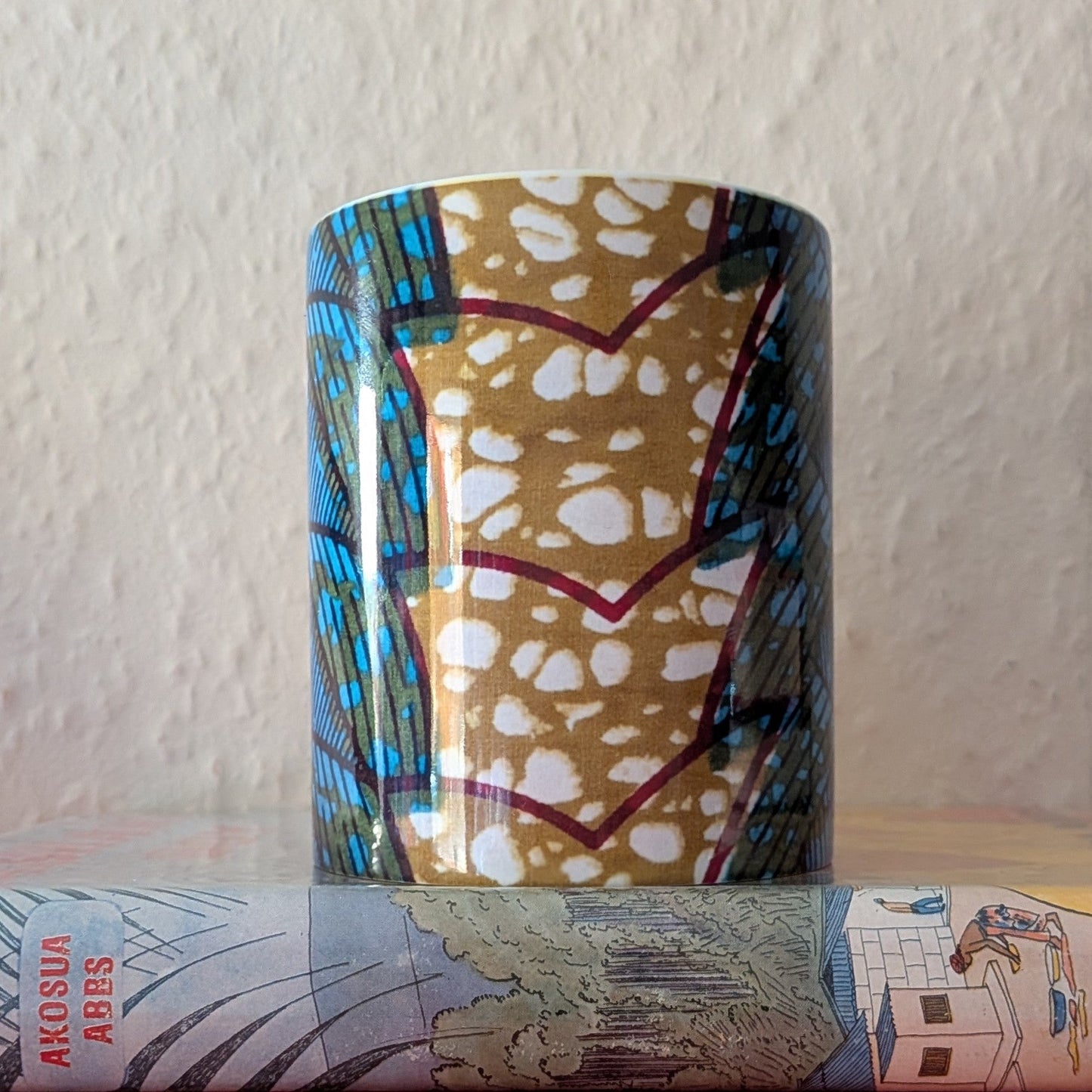 Tropical African Palm Tree Ceramic Mug AKWU
