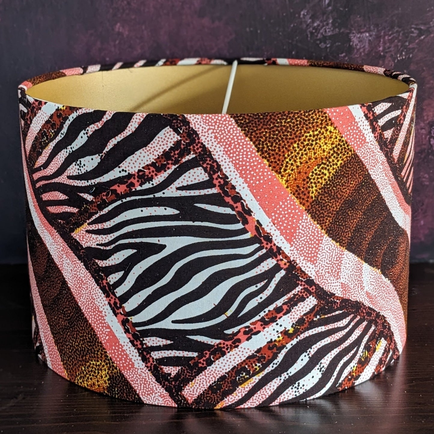 Wild Animal Stripes African Lampshade (slight seconds)