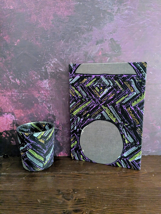 Notebook & Candle Holder Gift Set SAMA: African Celestial Night Sky