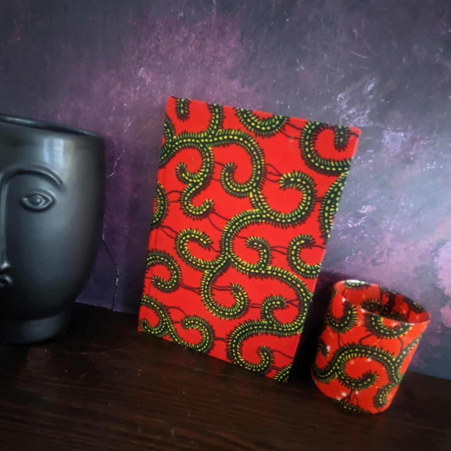 TOYE Red African Print Gift Set