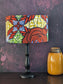 African Red Rose Drum Lampshade ZAHRA