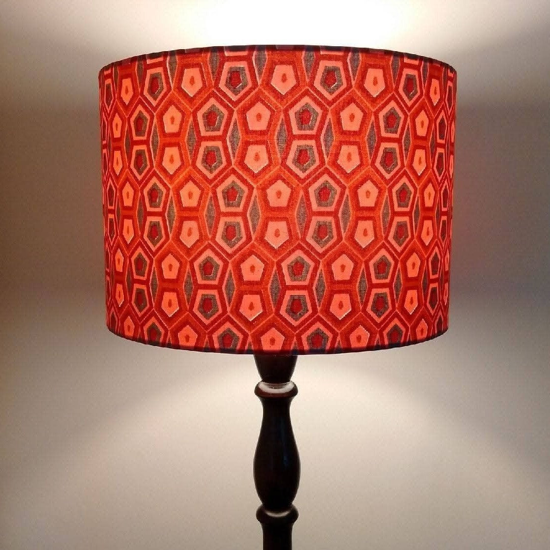Geometric pentagon drum lamp shade TAMI