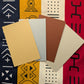 Striped African Mudcloth Lampshade NGOLO
