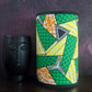 Tropical Paradise Tall African Lampshade (ex-display): green yellow orange shapes