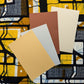 MidCentury Modern Square Pattern African Lampshade AKINDE