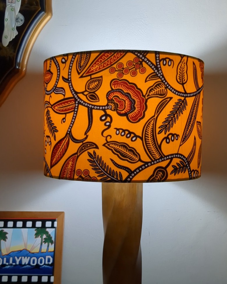 African Patterned Tropical Garden Lampshade DURBAN