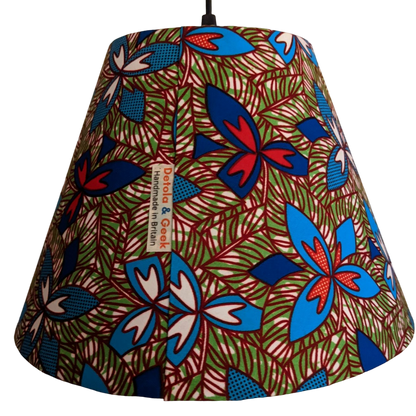African Botanical Flower Lampshade ABURI