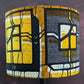 MidCentury Modern Square Pattern African Lampshade AKINDE