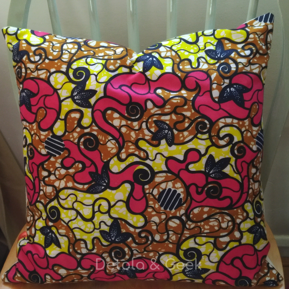 Candy Sweet Patterned African Pillow ALEWA