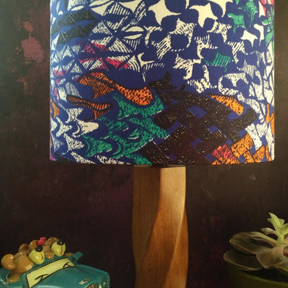 Large 40cm Abstract Art Mosaic Lampshade ZANEN